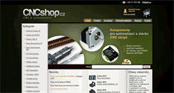 Desktop Screenshot of cncshop.cz